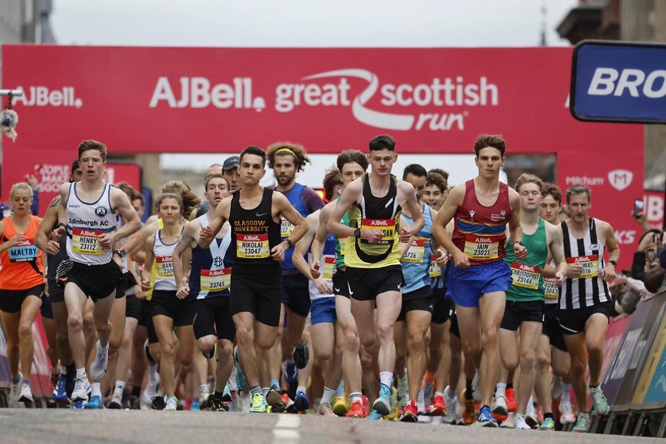 Thousands of runners take to streets of Glasgow for Great Scottish Run