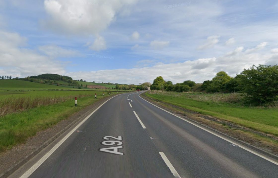 A92 closed near Cupar in Fife following three-vehicle crash in early hours